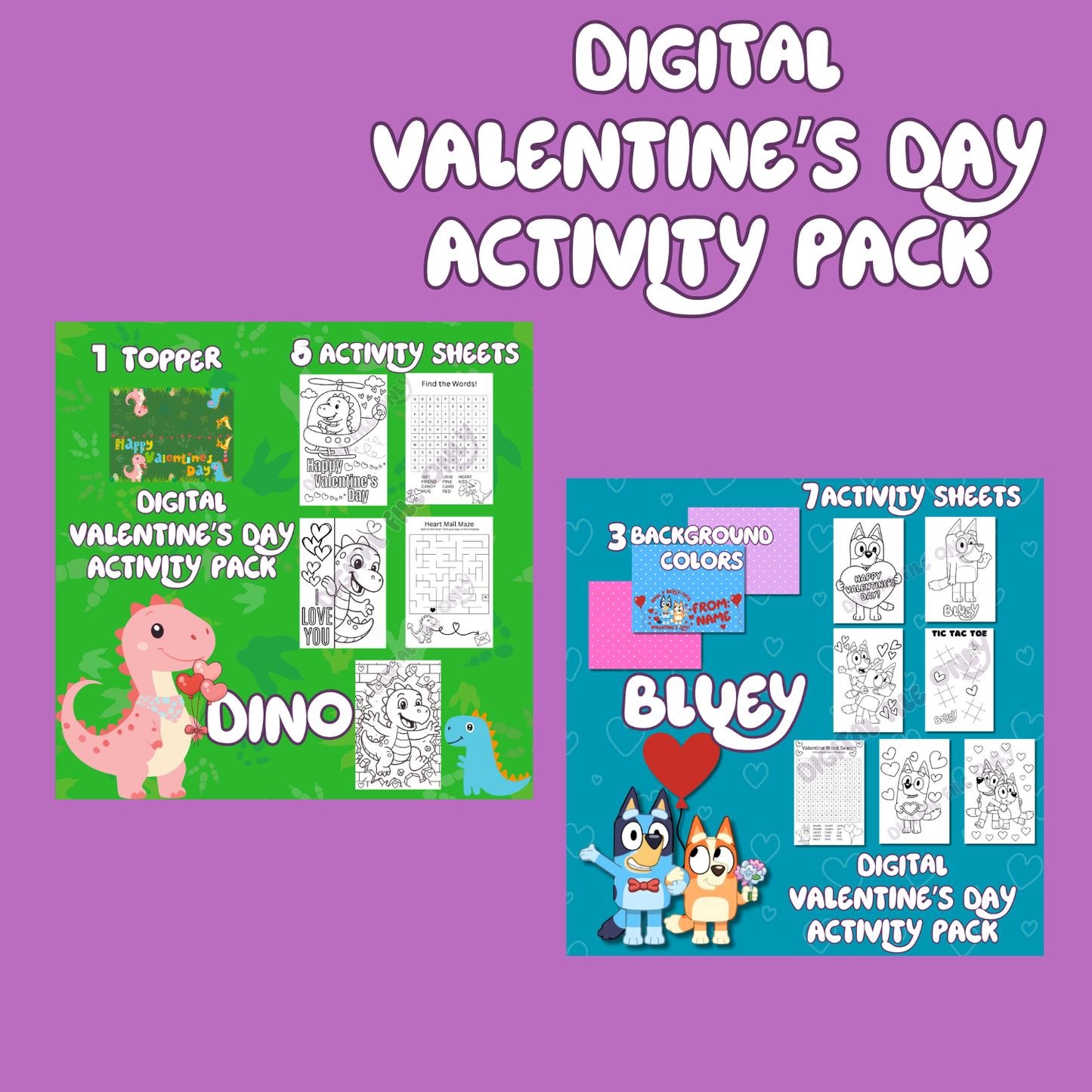 Valentine’s Day Activity Pack (Digital Download)