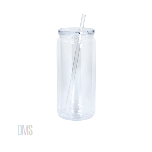 20oz Acrylic Custom Snow Globe Tumbler