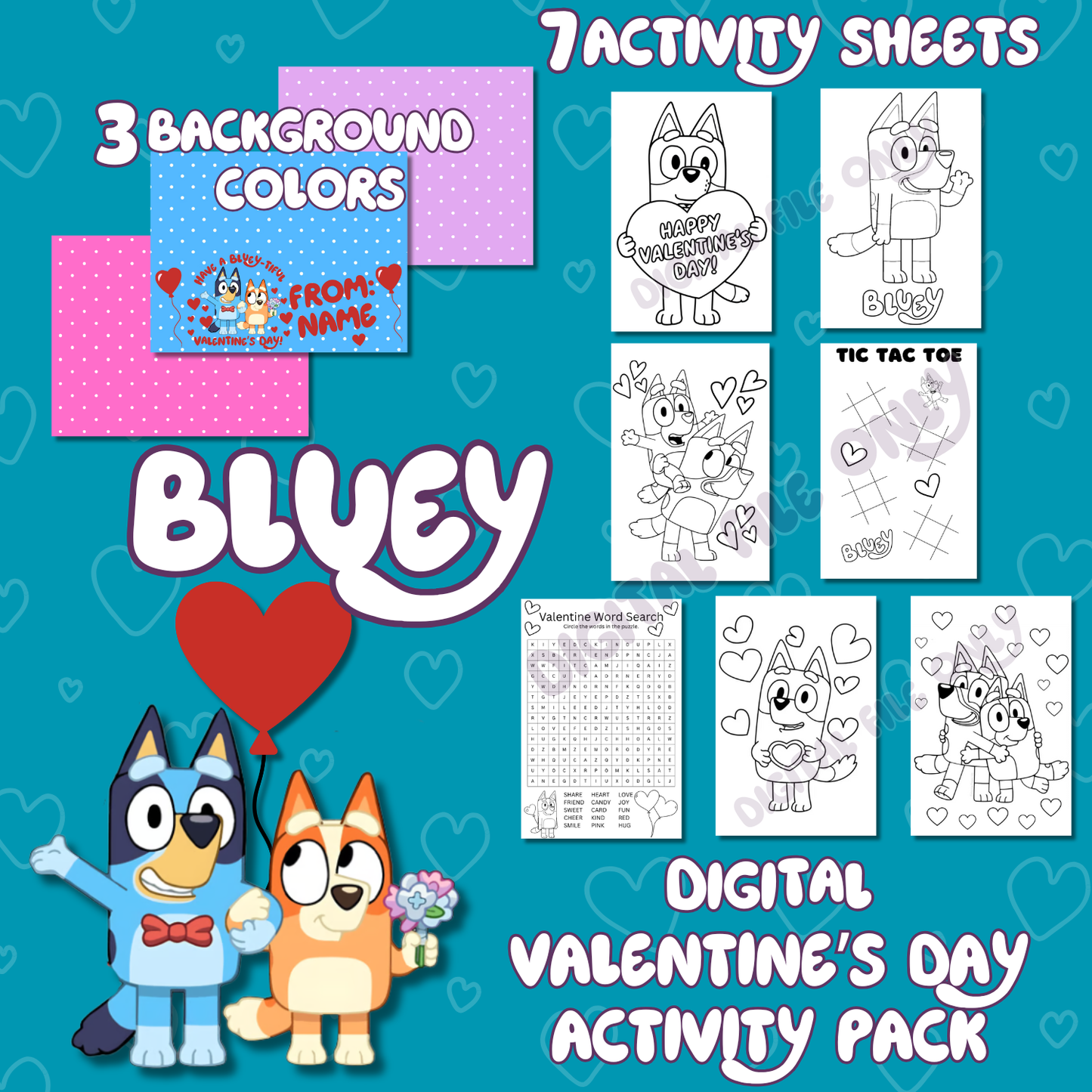 Valentine’s Day Activity Pack (Digital Download)