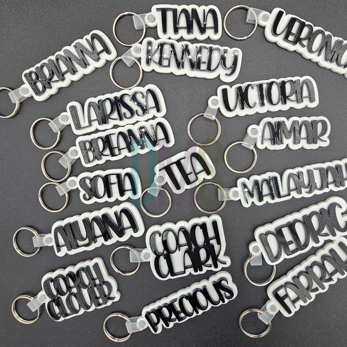 Custom Acrylic Name Keychains