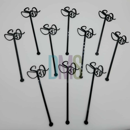 Acrylic Drink Stir Sticks