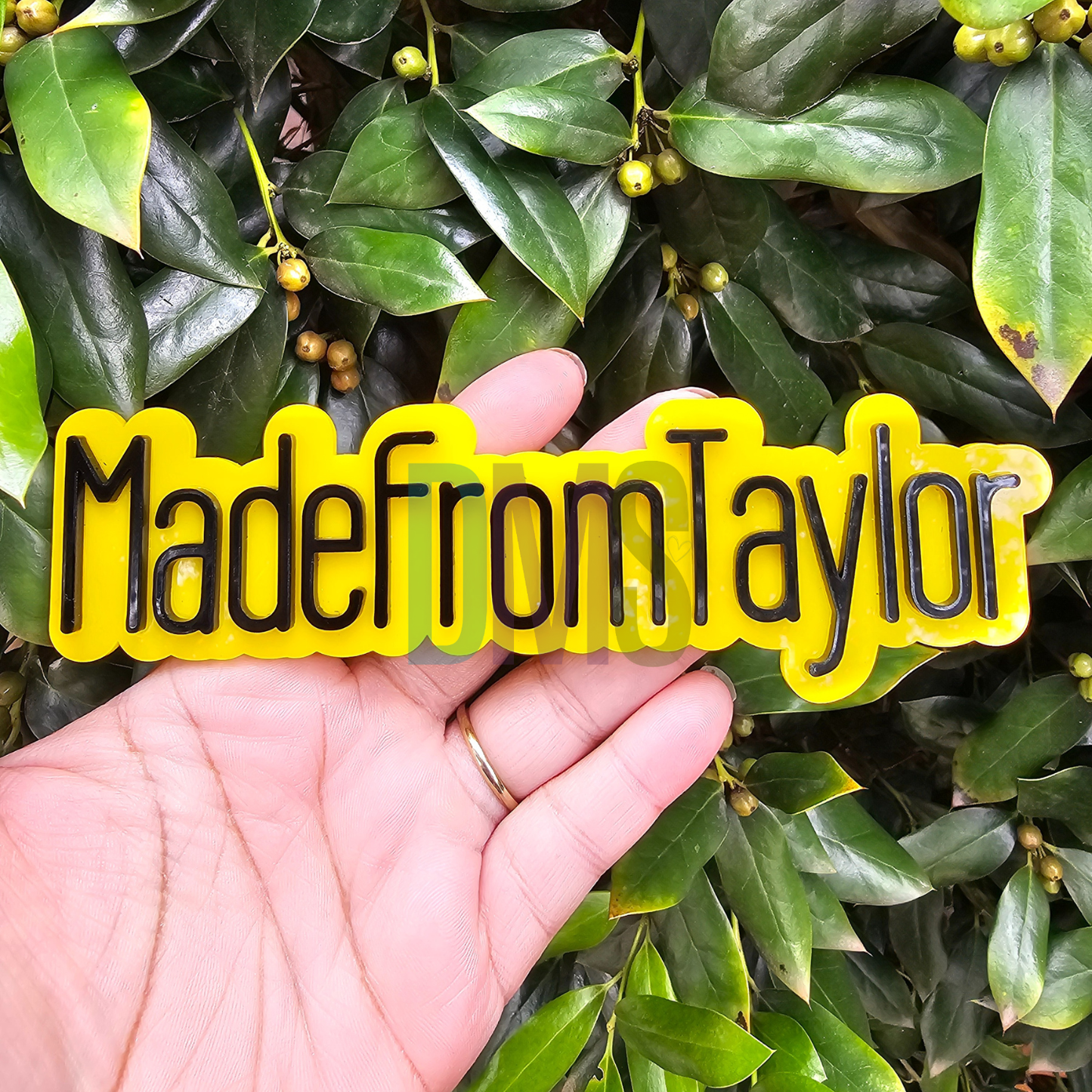 Custom Acrylic Business Watermark Sign – Perfect for Photos & Videos!